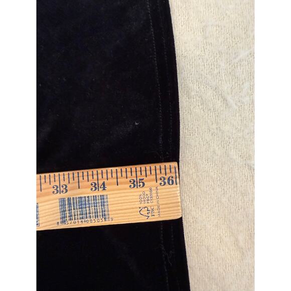 Vintage K.C. Spenser Black Velvet Dress Size 14 whimsigoth classic Y2K - Picture 7 of 8
